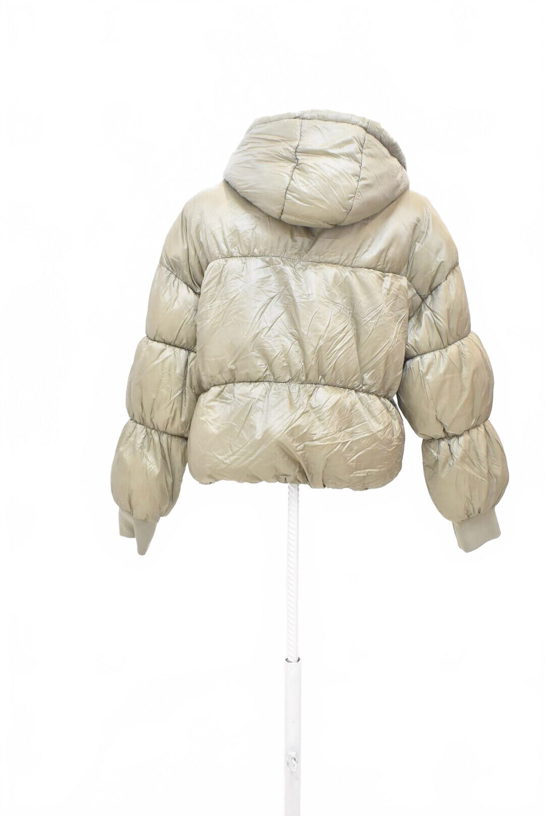 Dámska zimná bunda H&M, farba khaki, veľkosť M