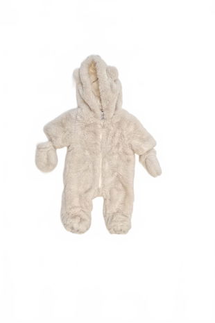 Dievčenská zimná kombinéza F&F, farba béžová, veľkosť 0-1 m