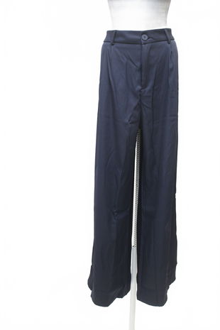 Dámské kalhoty Shein, barva modrá, velikost XL