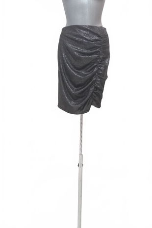 Dámska sukňa Amisu, farba čierna, veľkosť 38