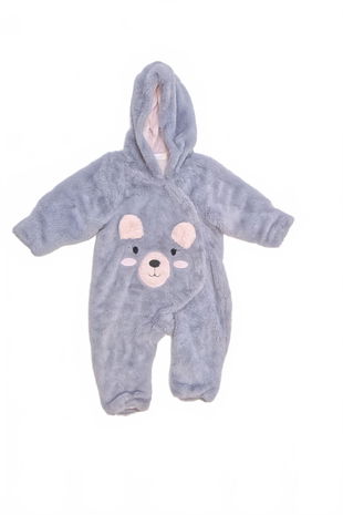 Dievčenská zimná kombinéza Genesis, farba sivá, veľkosť 80