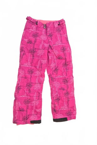 Dievčenské zimné nohavice Columbia, farba vzorovaná, veľkosť 10-11 r