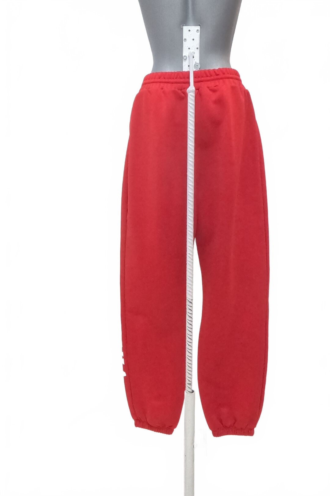 Dámske zimné nohavice Shein, farba červená, veľkosť M