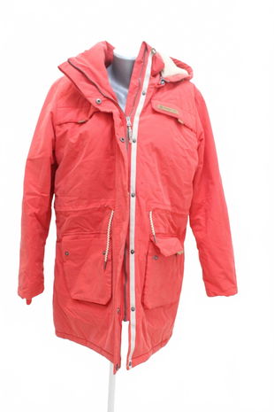 Dámska zimná bunda Alpine Pro, farba červená, veľkosť S