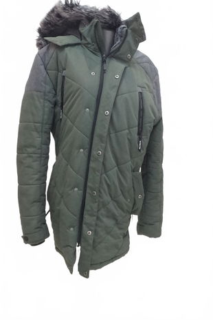 Dámska zimná bunda Alpine Pro, farba khaki, veľkosť M