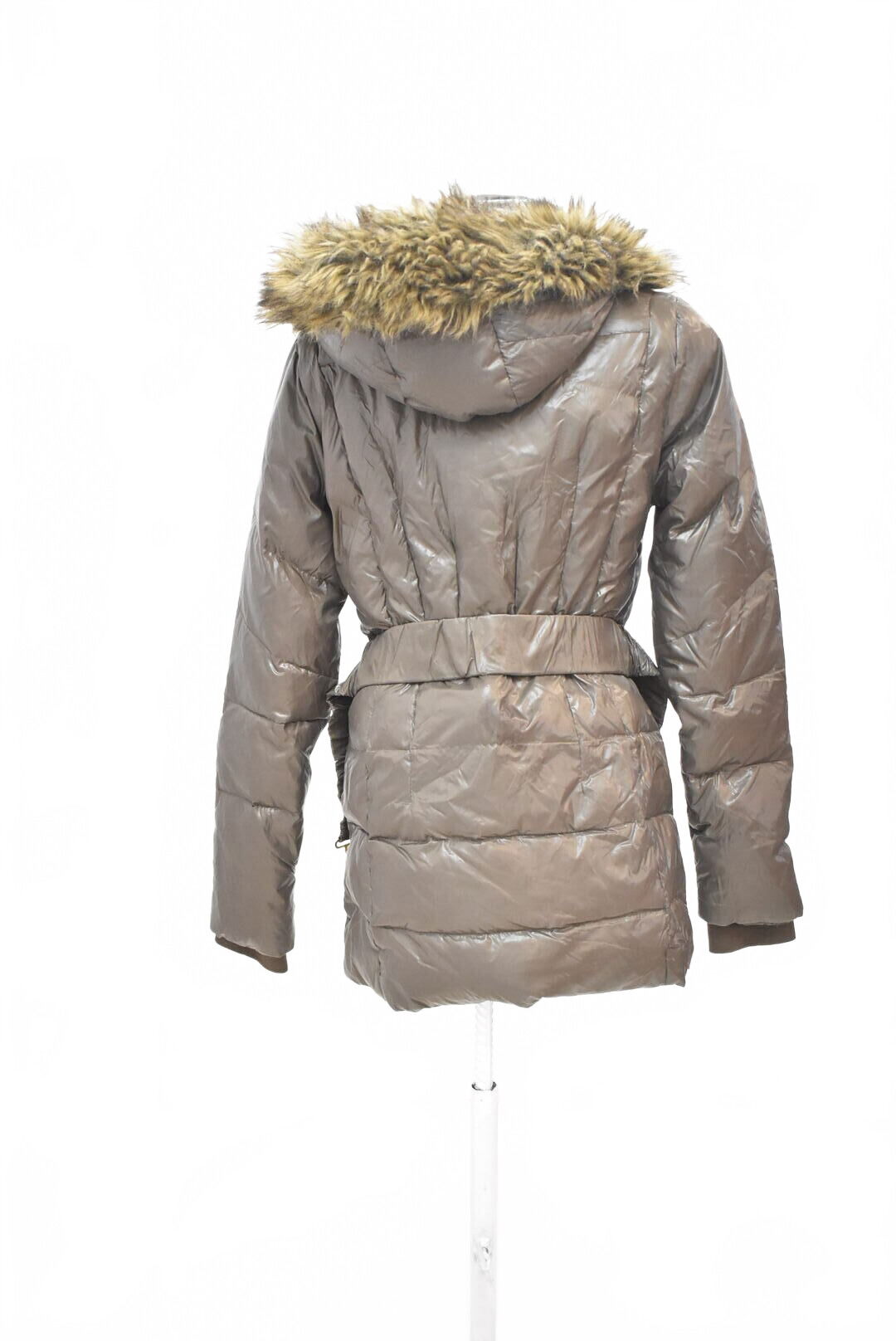 Dámska zimná bunda Bershka, farba khaki, veľkosť L