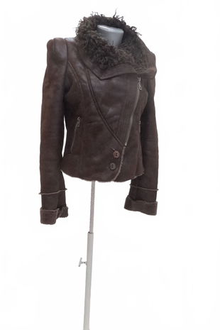 Dámska zimná bunda Genesis, farba hnedá, veľkosť XS