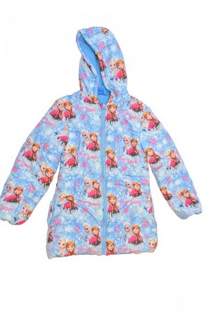 Dievčenská zimná bunda Genesis, farba vzorovaná, veľkosť 128