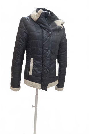 Dievčenská bunda Girls Destination, farba čierna, veľkosť 170