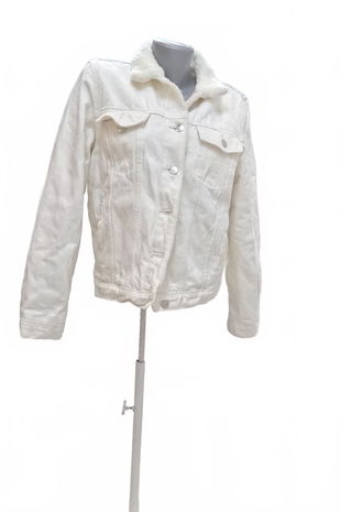 Dámska zimná bunda Sinsay, farba biela, veľkosť 40