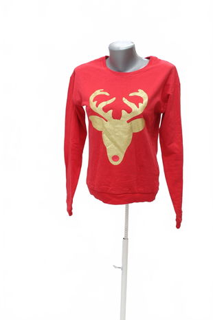 Dievčenské tričko Genesis s potlačou, farba červená, veľkosť 158