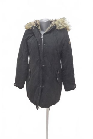 Dámska zimná bunda Amisu, farba čierna, veľkosť 36