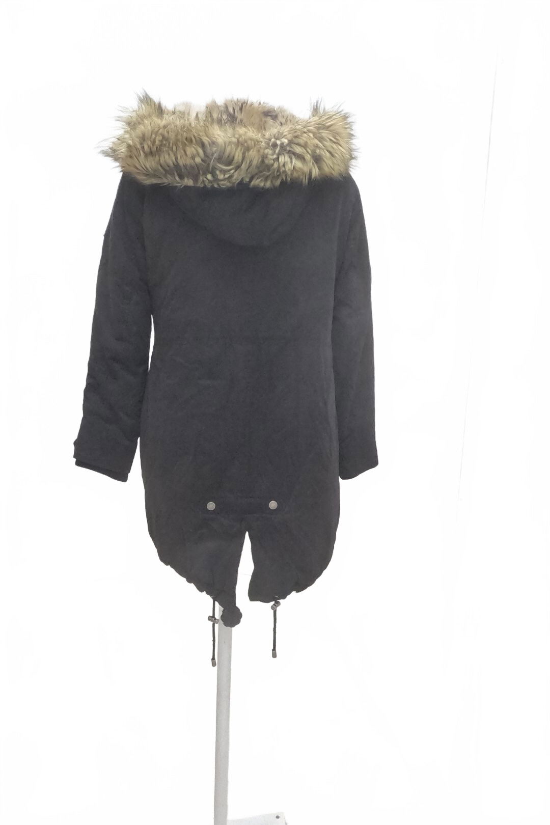 Dámska zimná bunda Amisu, farba čierna, veľkosť 36