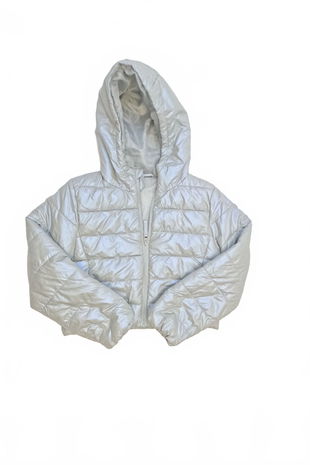 Dievčenská zimná bunda Girls Destination, farba sivá, veľkosť 146