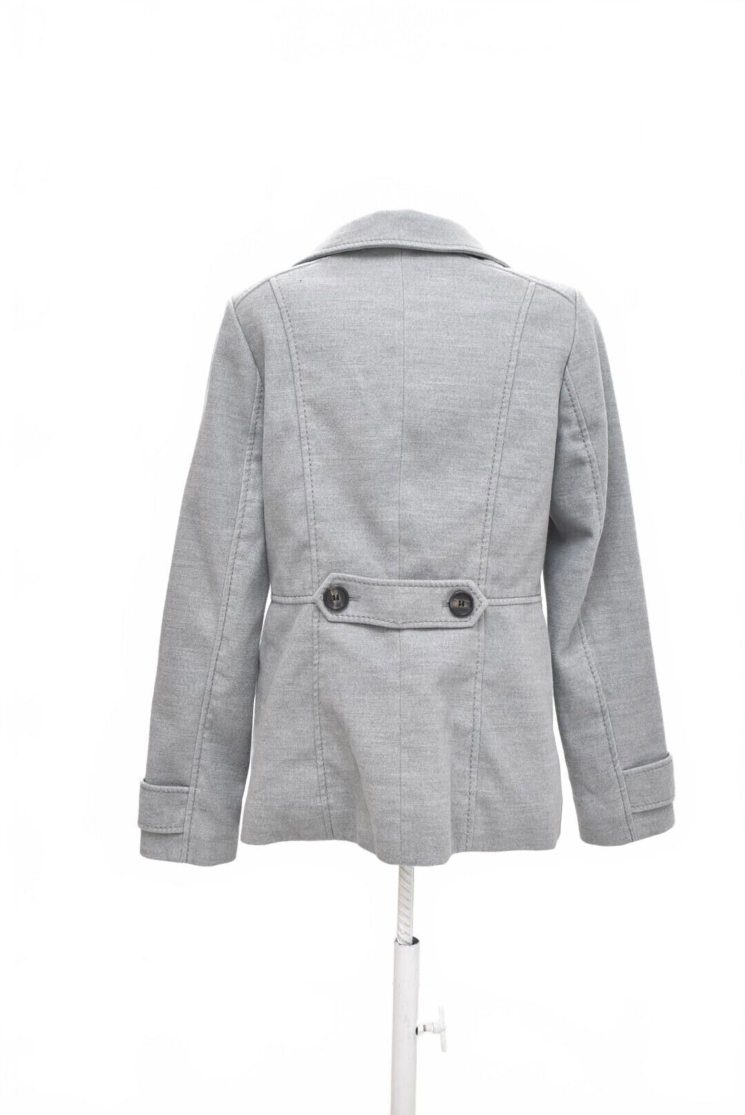 Dámsky kabát H&M, farba sivá, veľkosť 40