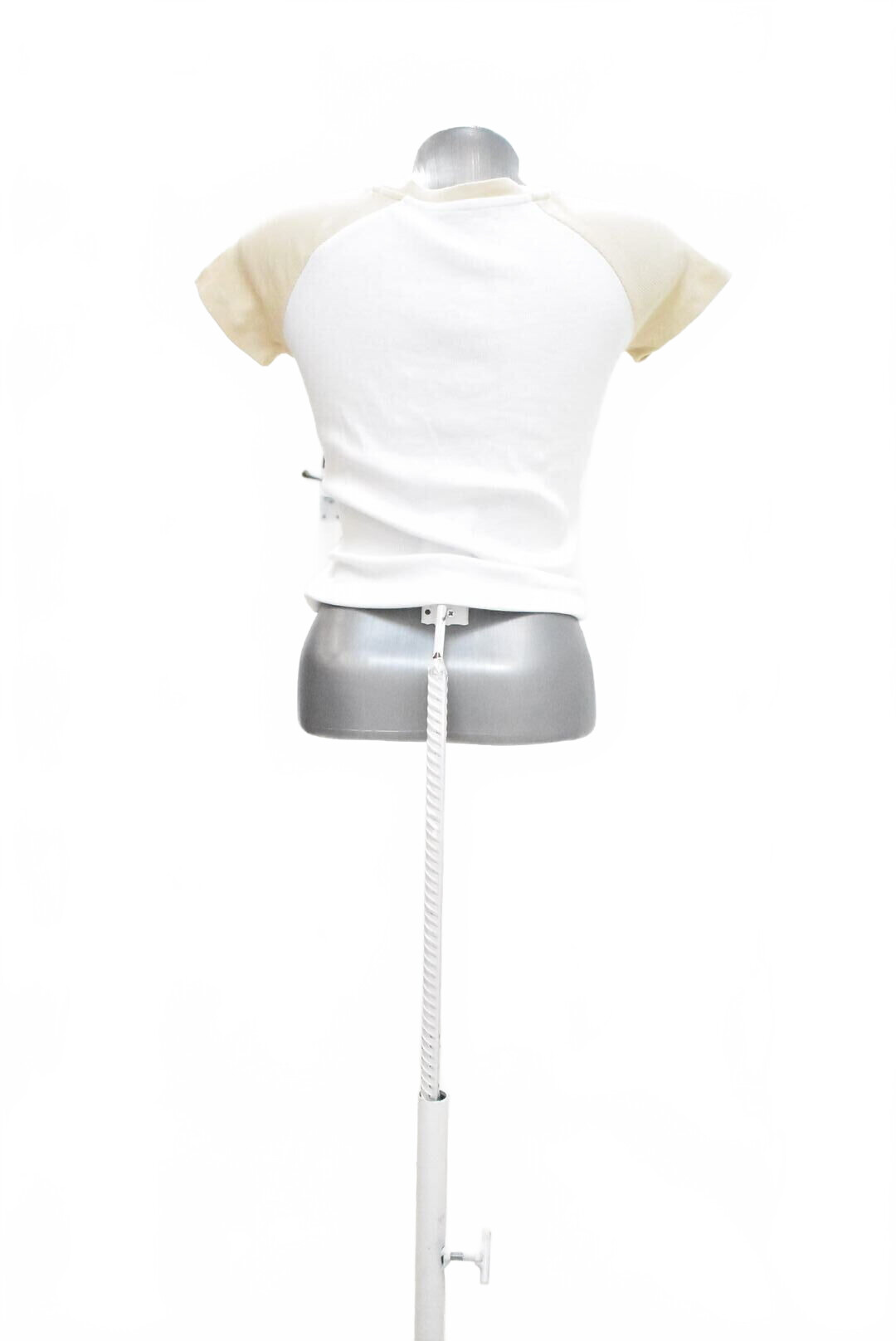 Dámske tričko Cropp s potlačou, farba biela, veľkosť M