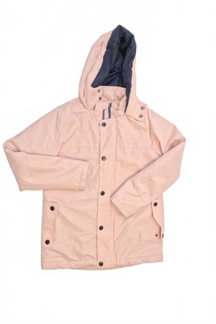 Dievčenská zimná bunda C&A, farba ružová, veľkosť 140