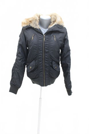 Dámska zimná bunda Clockhouse / Ckh, farba čierna, veľkosť XS