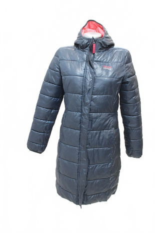 Dievčenská zimná bunda Loap, farba modrá, veľkosť 158