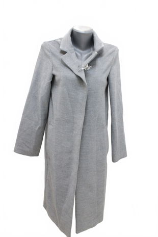 Dámsky zimný kabát H&M, farba sivá, veľkosť 32