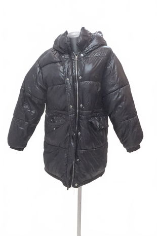 Dámska zimná bunda Bershka, farba čierna, veľkosť S