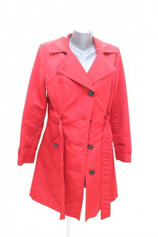 Dámsky kabát Marks & Spencer, farba červená, veľkosť 40