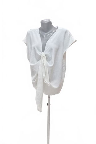 Dámská halenka Zara, barva bílá, velikost XL