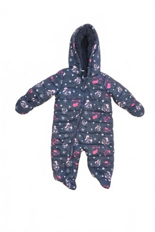 Dievčenská zimná kombinéza Genesis, farba vzorovaná, veľkosť 74