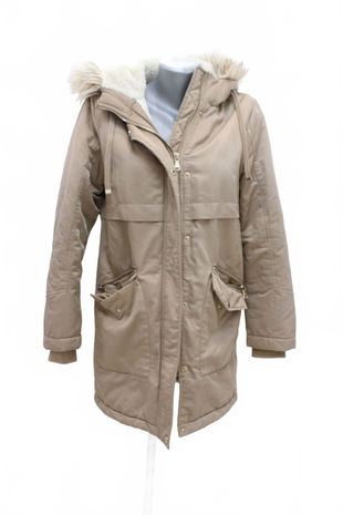 Dámska zimná bunda F&F, farba hnedá, veľkosť S