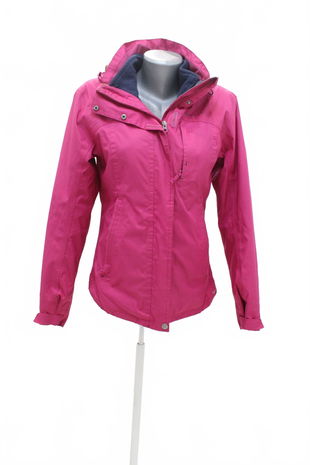 Dámska bunda Quechua, farba ružová, veľkosť XS