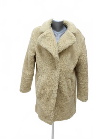 Dámsky zimný kabát Urban Classics, farba béžová, veľkosť M