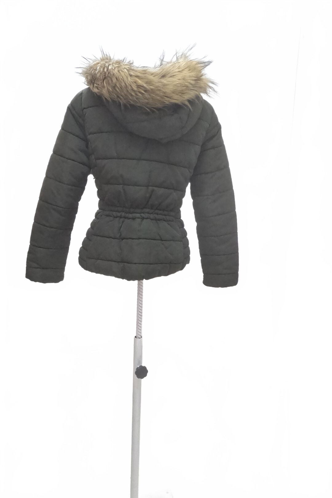 Dámska zimná bunda H&M, farba zelená, veľkosť 32