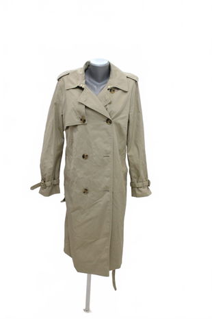 Dámský kabát Mango, barva hnědá, velikost 2XL