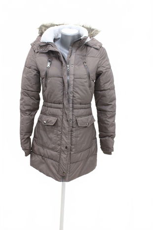 Dievčenská zimná bunda Genesis, farba hnedá, veľkosť 158