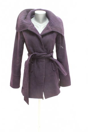 Dámsky kabát Gate, farba fialová, veľkosť S