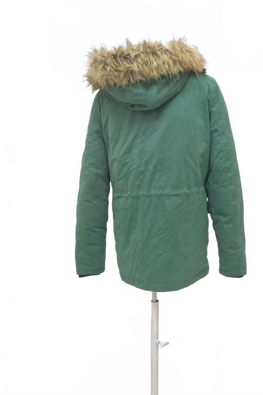 Dámska zimná bunda C&A, farba zelená, veľkosť XS