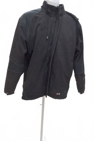 Pánská zimní bunda Cxs, barva černá, velikost 4XL