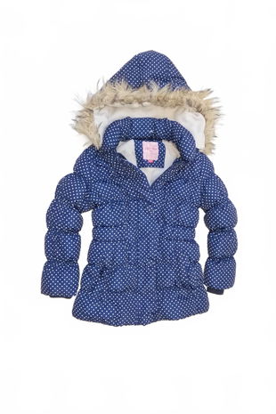 Dievčenská zimná bunda Genesis, farba modrá, veľkosť 122