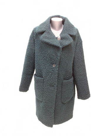 Dámsky kabát Reserved, farba zelená, veľkosť 38