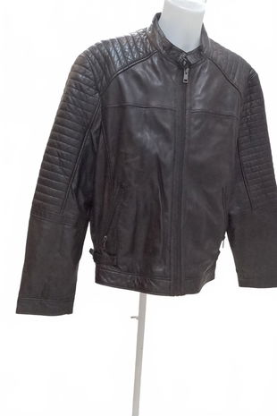 Pánská bunda Genesis, barva hnědá, velikost 5XL