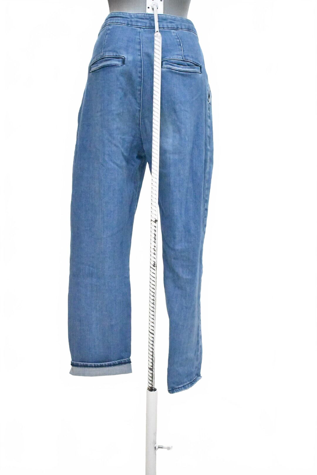 Dámske nohavice Lindex, farba denim, veľkosť 34