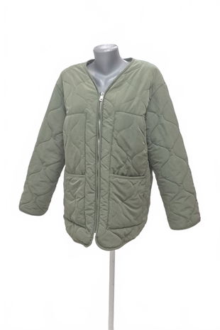 Dámska bunda Pull&Bear, farba khaki, veľkosť M