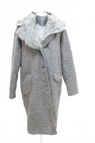 Dámsky kabát Kappahl, farba sivá, veľkosť L