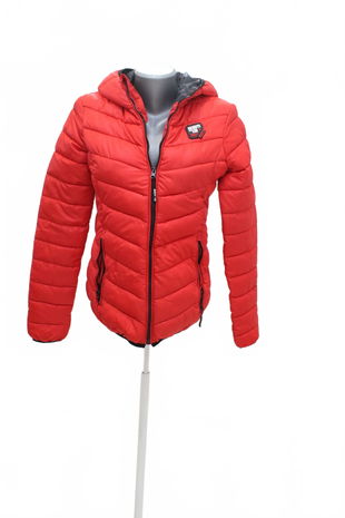 Dámska zimná bunda Sam 73, farba červená, veľkosť XS