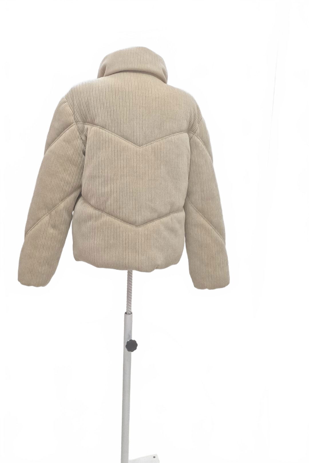 Dámska zimná bunda Amisu, farba béžová, veľkosť 36