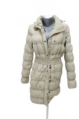 Dámska zimná bunda Mango, farba béžová, veľkosť M