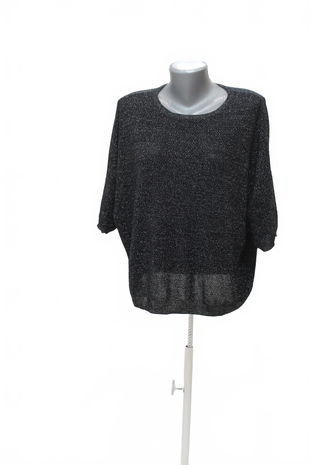 Dámske tričko Mango bez potlače, farba čierna, veľkosť M