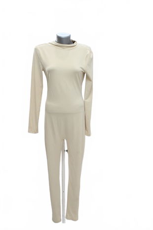 Dámský overal Shein, barva béžová, velikost 38