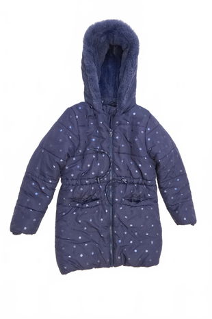 Dievčenská zimná bunda Genesis, farba modrá, veľkosť 134