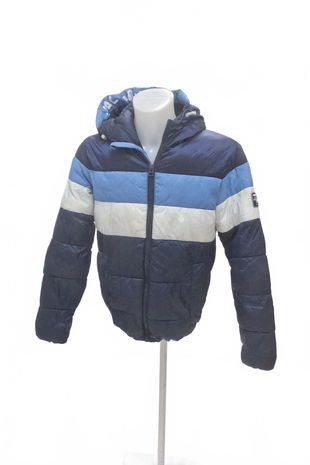 Pánská zimní bunda Jack & Jones, barva modrá, velikost M